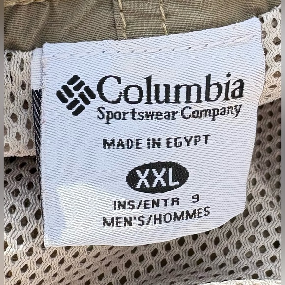 COLUMBIA SORTSWEAR Omni-Shade Swim Trunks XXL Khaki Tan - Picture 4 of 4